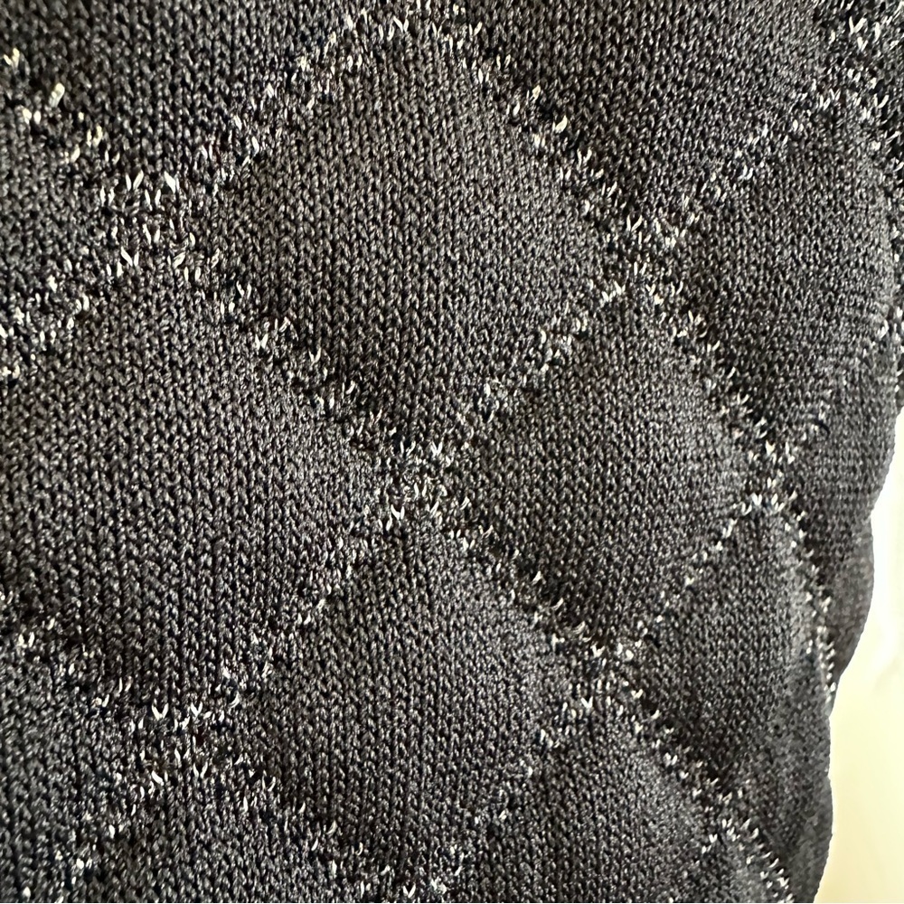 Sandro paris many quilted lurex knit dress - Picture 6 of 13